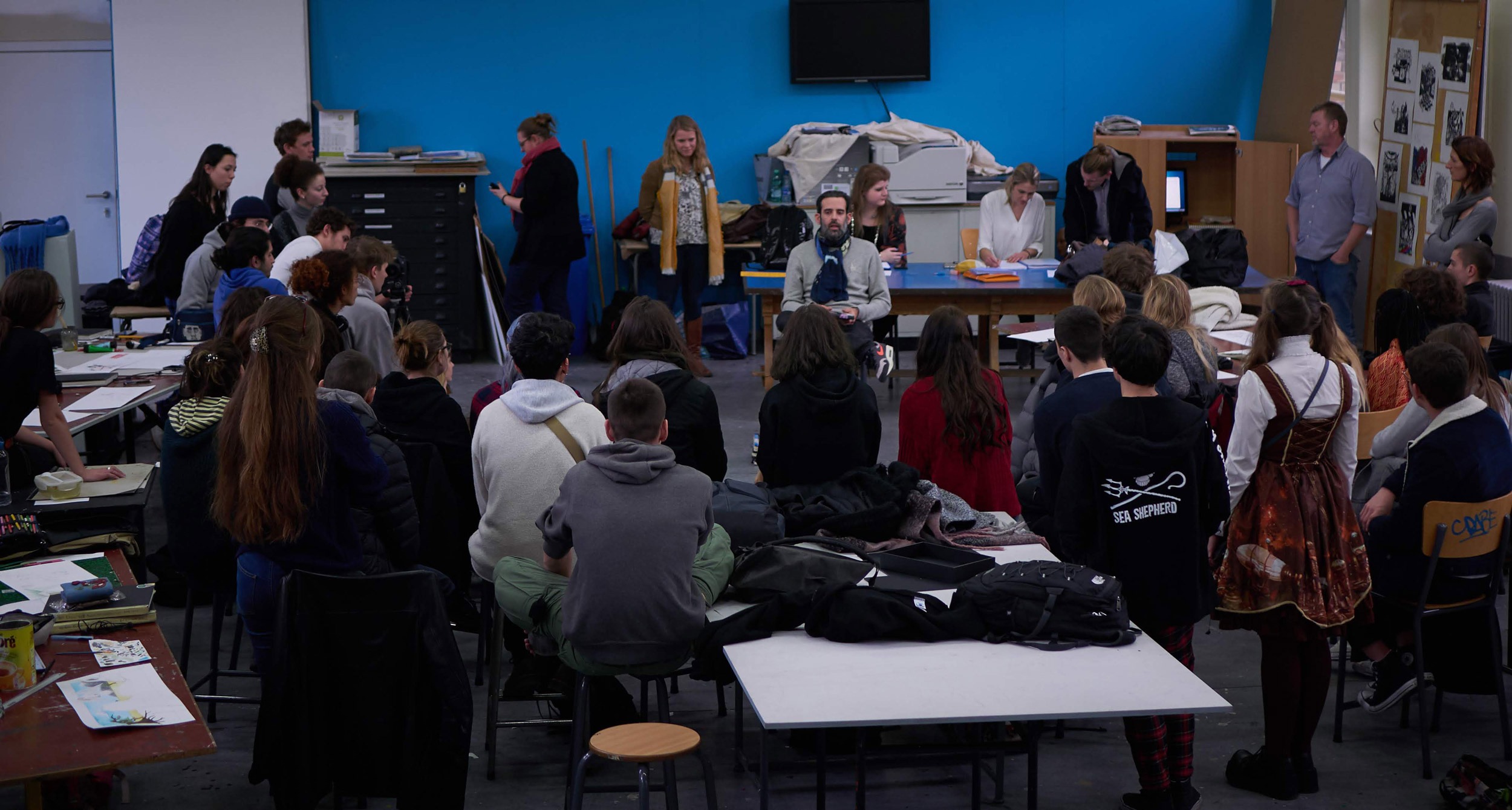 Institut Saint-Luc Tournai Belgique école artistique gratuite dès 12 ans