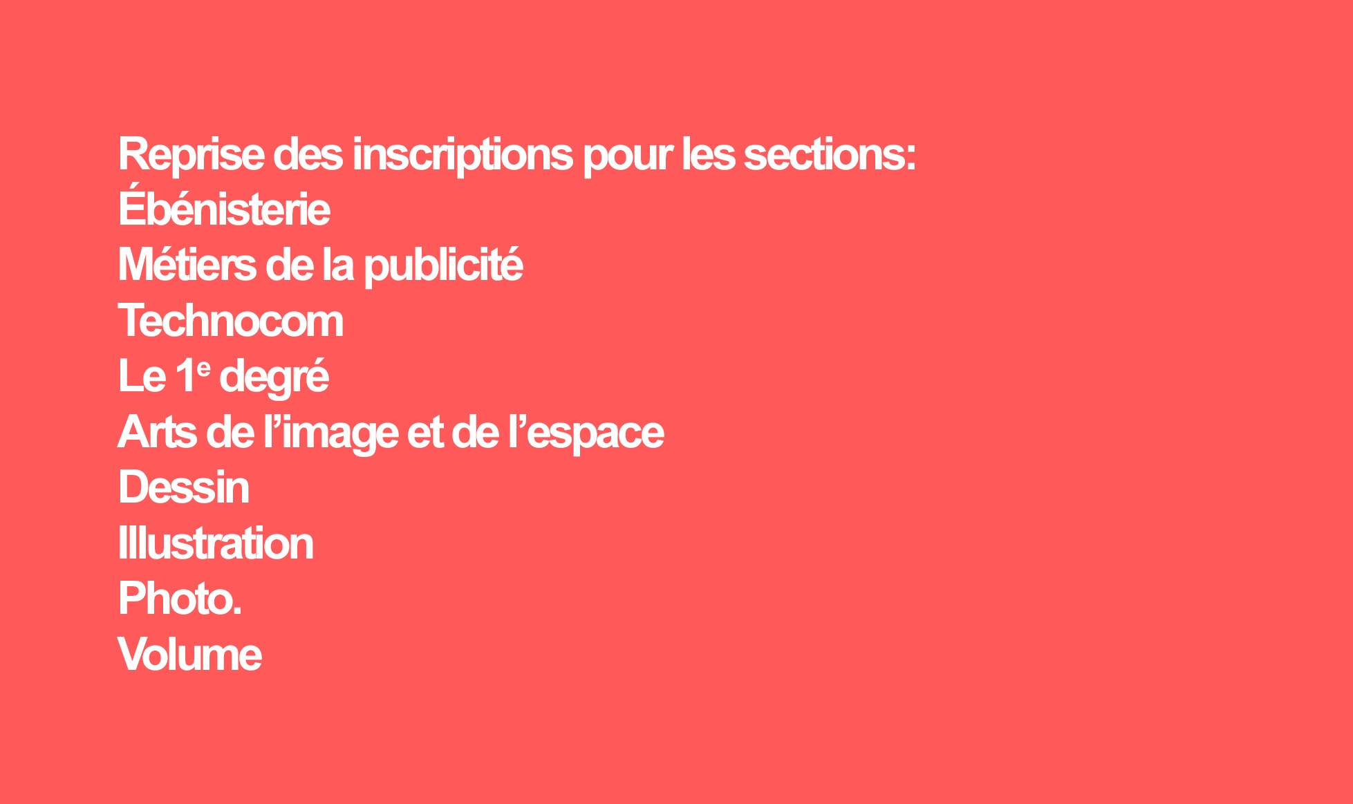 Institut Saint-Luc Tournai Belgique école artistique gratuite dès 12 ans